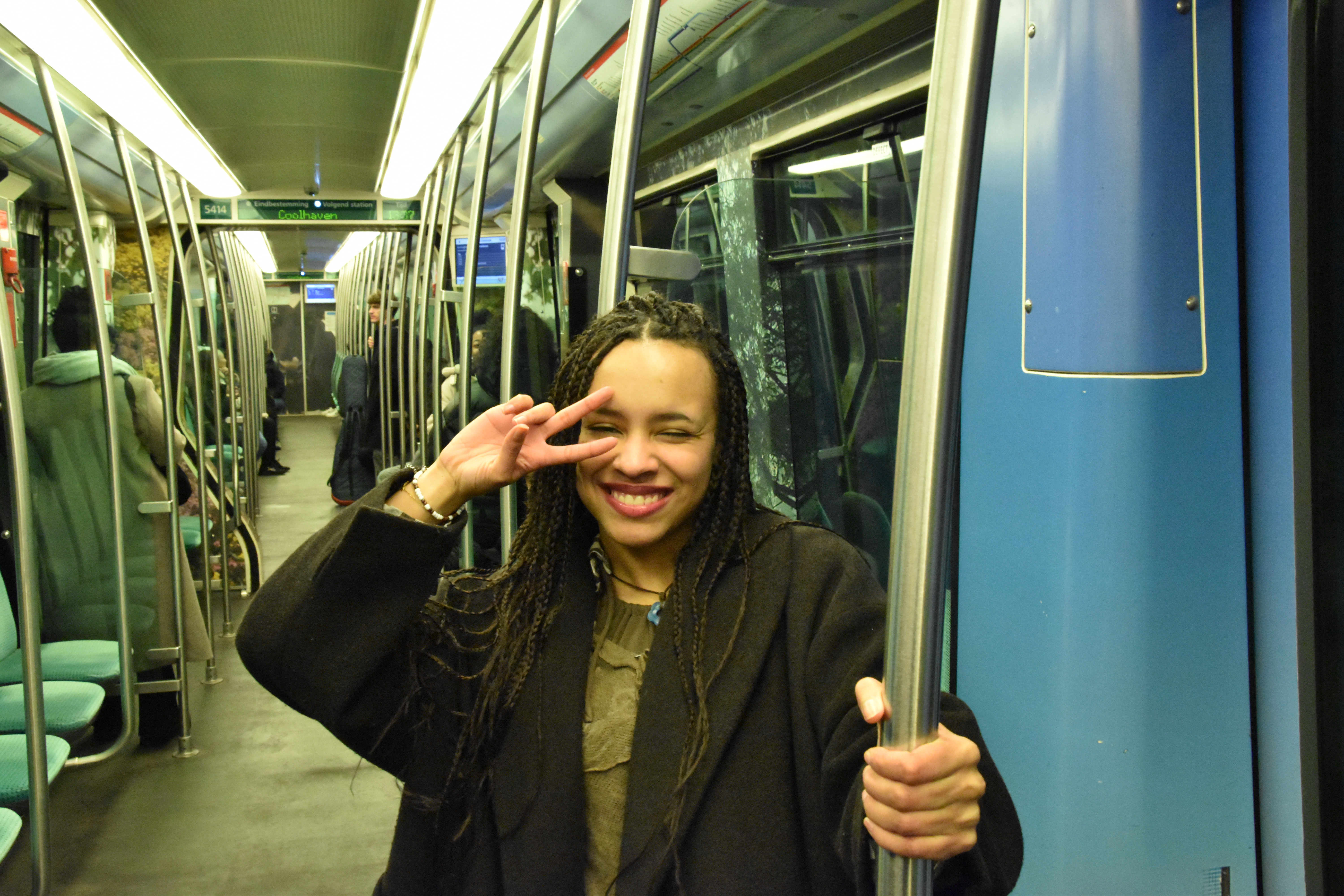 Photo in the metro of Rotterdam